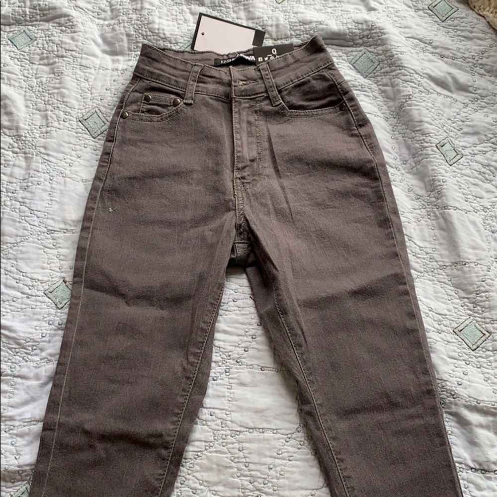 Grey fashionNova Jeans